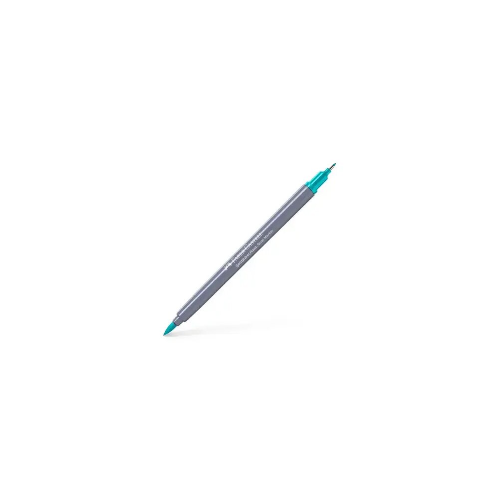 Faber-Castell, Markers, Art & School, AquaDual, 626641, Light Cobalt Green